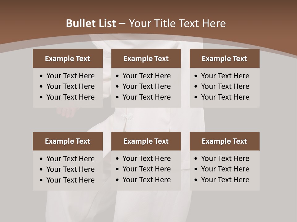 Chinese Elderly Performing Tai Chi Isolated PowerPoint Template