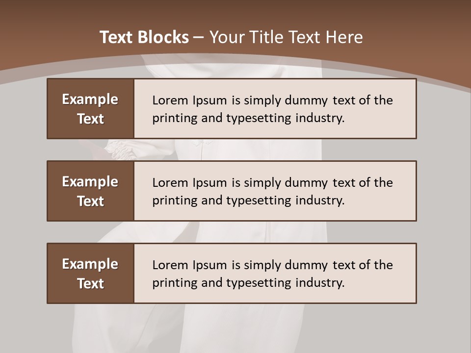 Chinese Elderly Performing Tai Chi Isolated PowerPoint Template