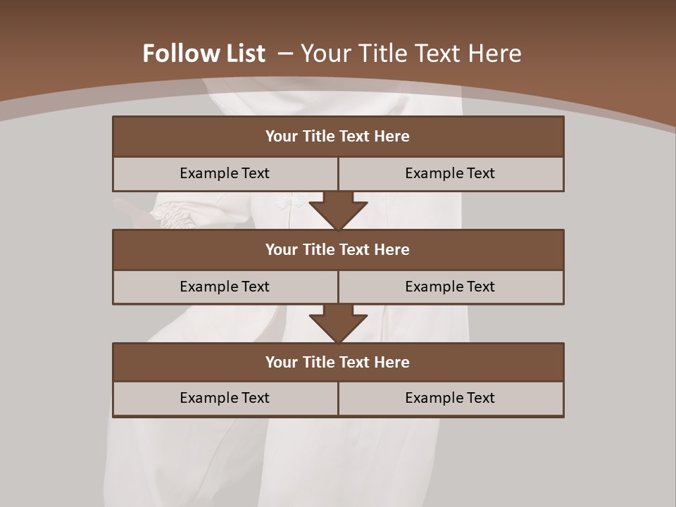 Chinese Elderly Performing Tai Chi Isolated PowerPoint Template