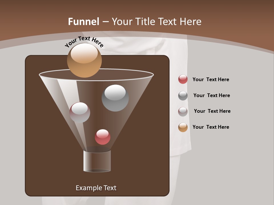 Chinese Elderly Performing Tai Chi Isolated PowerPoint Template