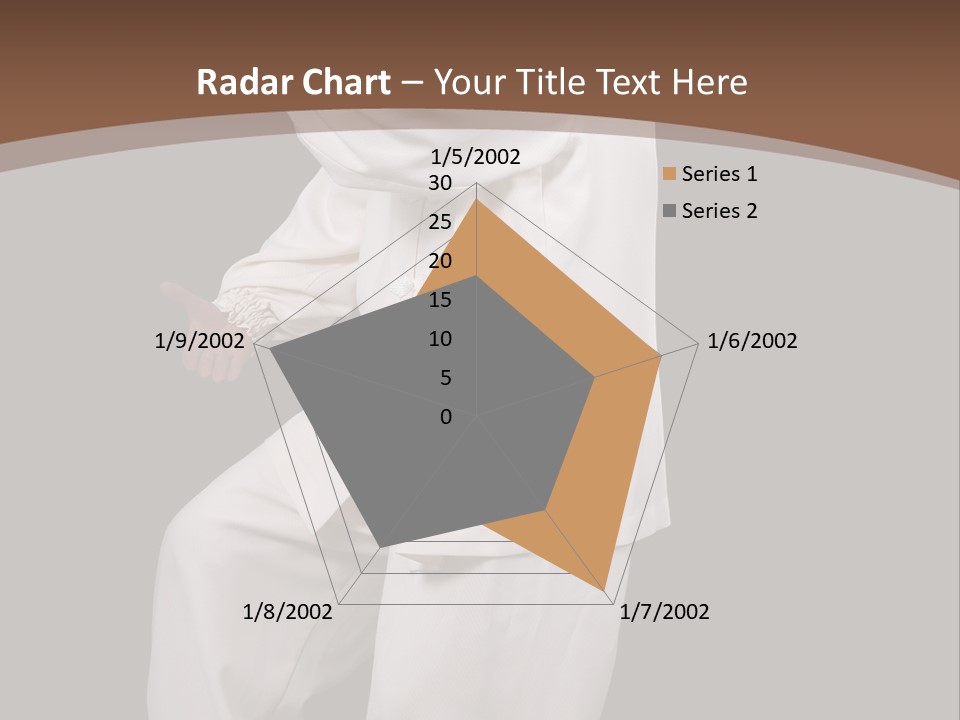 Chinese Elderly Performing Tai Chi Isolated PowerPoint Template