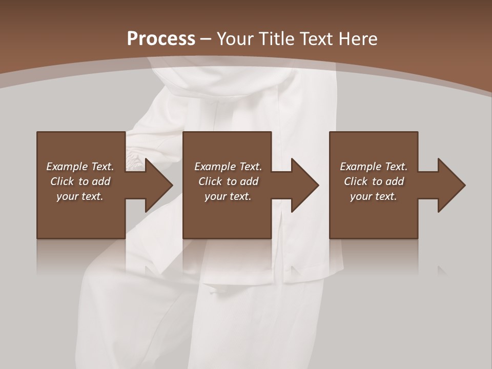 Chinese Elderly Performing Tai Chi Isolated PowerPoint Template