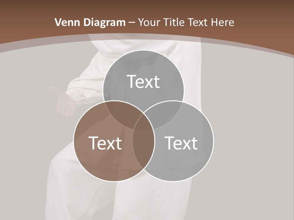 Chinese Elderly Performing Tai Chi Isolated PowerPoint Template