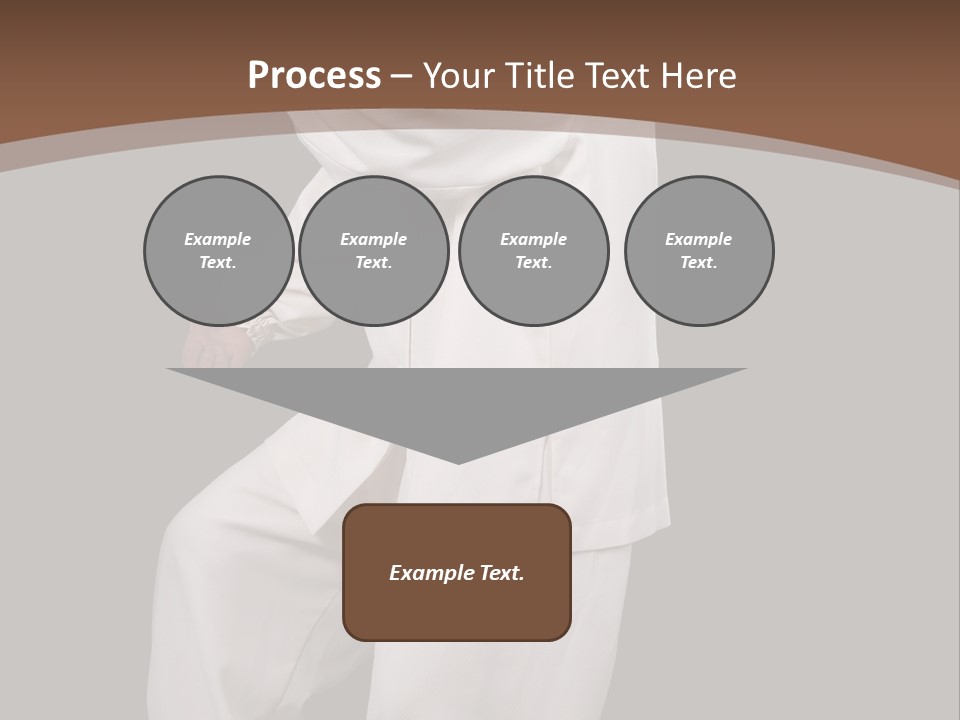 Chinese Elderly Performing Tai Chi Isolated PowerPoint Template