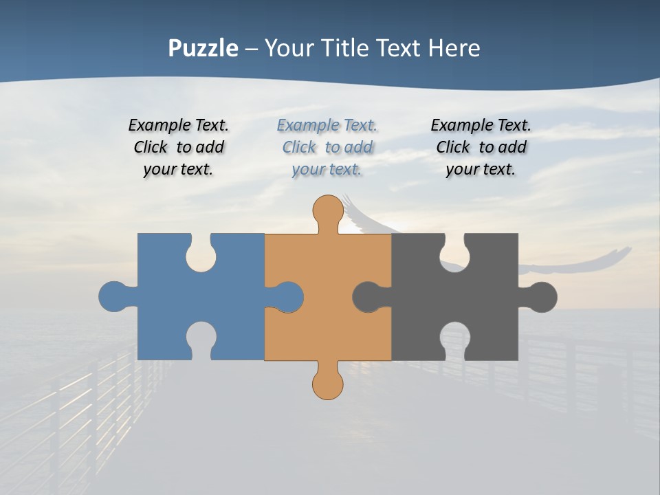 A Seagull Flies Over A Fishing Pier At Sunset In Hermosa Beach,California PowerPoint Template