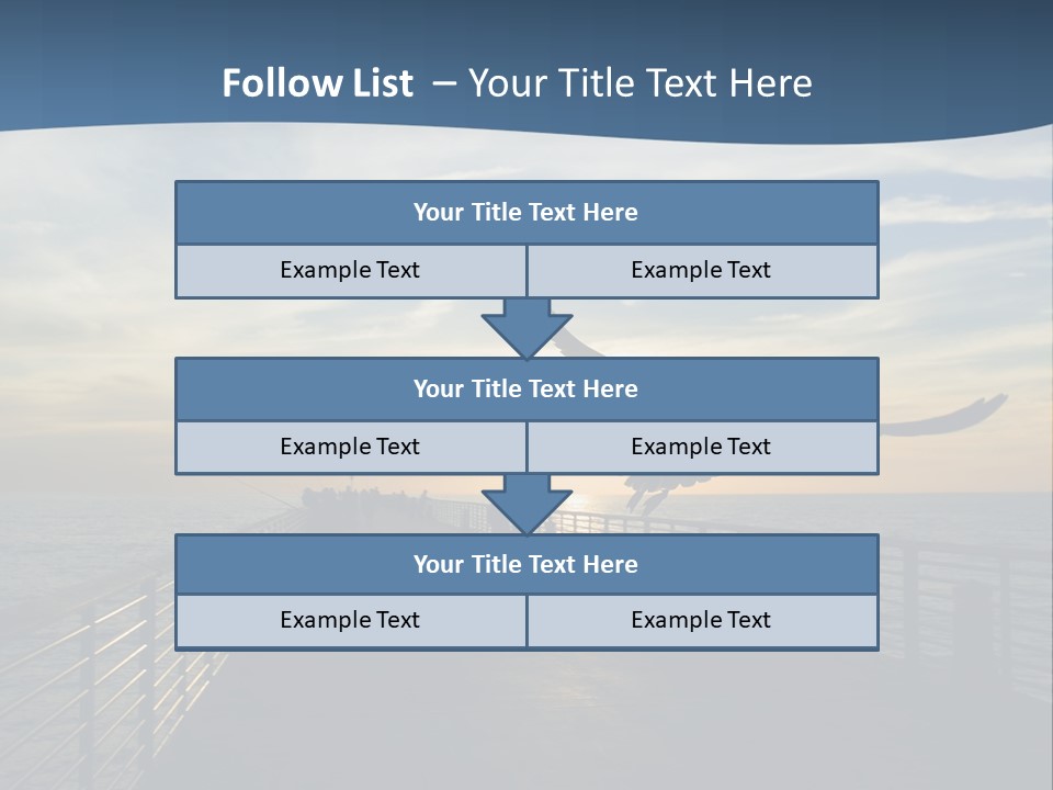 A Seagull Flies Over A Fishing Pier At Sunset In Hermosa Beach,California PowerPoint Template