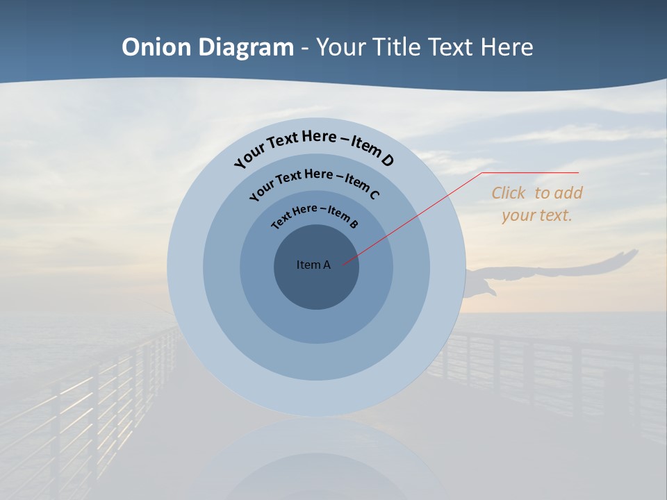 A Seagull Flies Over A Fishing Pier At Sunset In Hermosa Beach,California PowerPoint Template