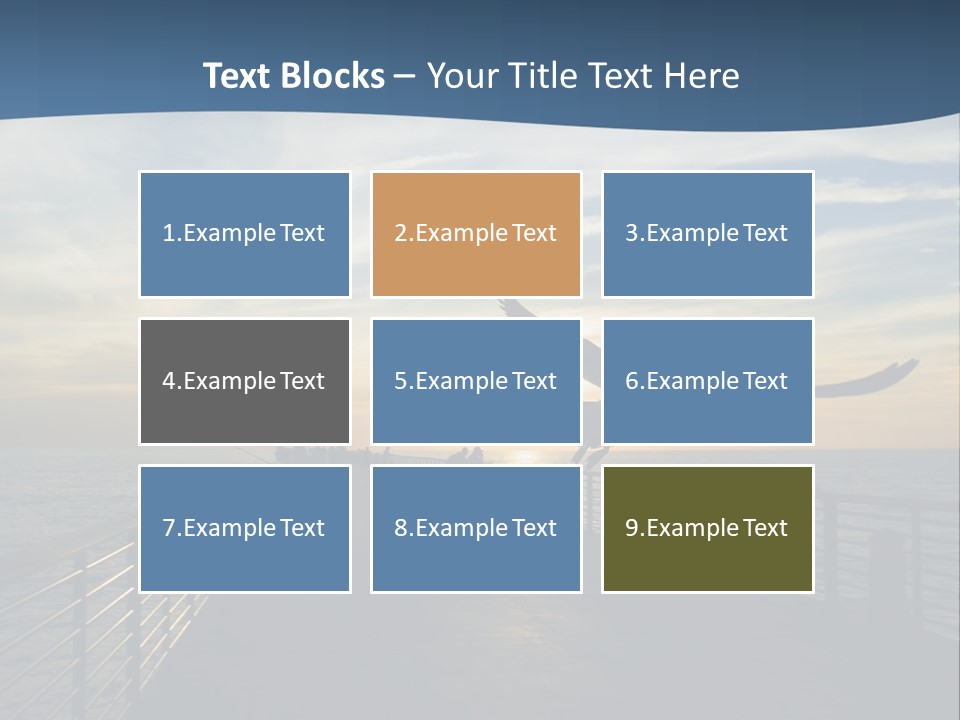 A Seagull Flies Over A Fishing Pier At Sunset In Hermosa Beach,California PowerPoint Template