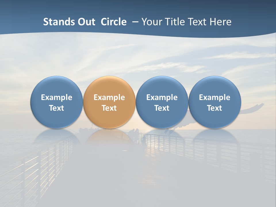 A Seagull Flies Over A Fishing Pier At Sunset In Hermosa Beach,California PowerPoint Template