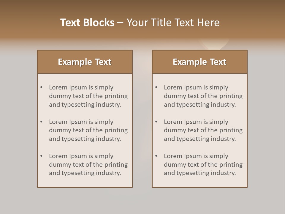 A Conceptual Keyhole And Rays - 3D Render PowerPoint Template