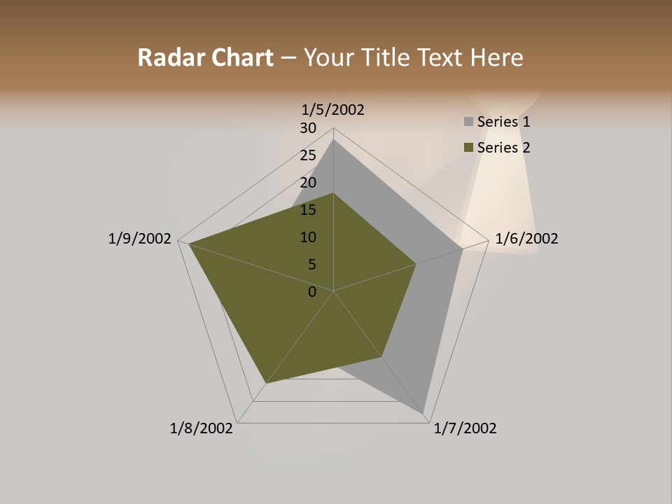 A Conceptual Keyhole And Rays - 3D Render PowerPoint Template