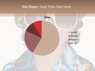 A Young Boy Wearing A Hat And Sunglasses PowerPoint Template