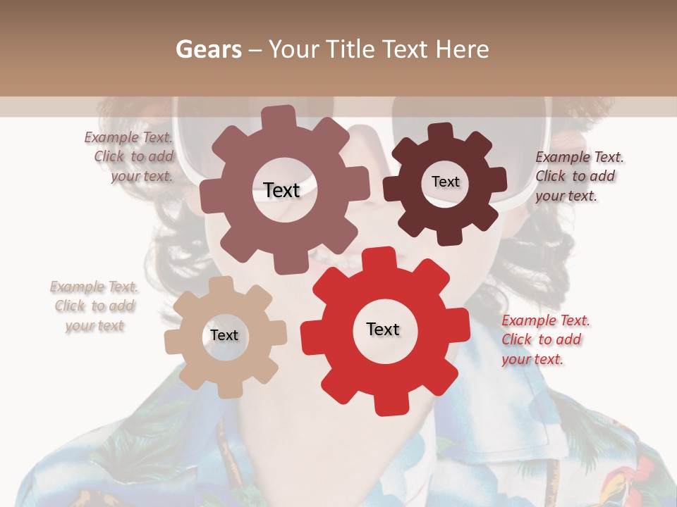 A Young Boy Wearing A Hat And Sunglasses PowerPoint Template