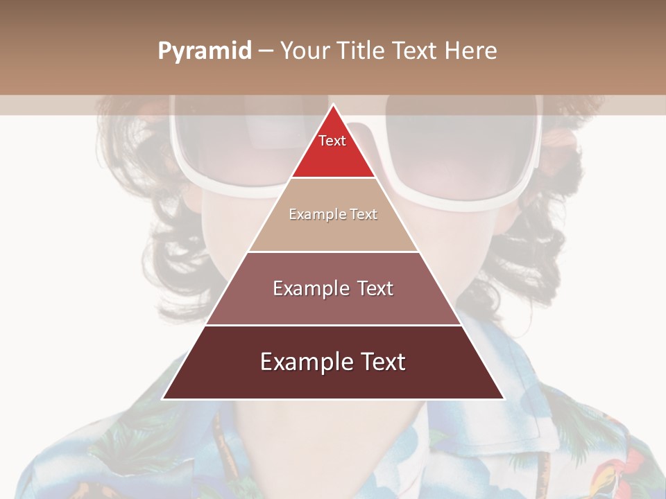 A Young Boy Wearing A Hat And Sunglasses PowerPoint Template