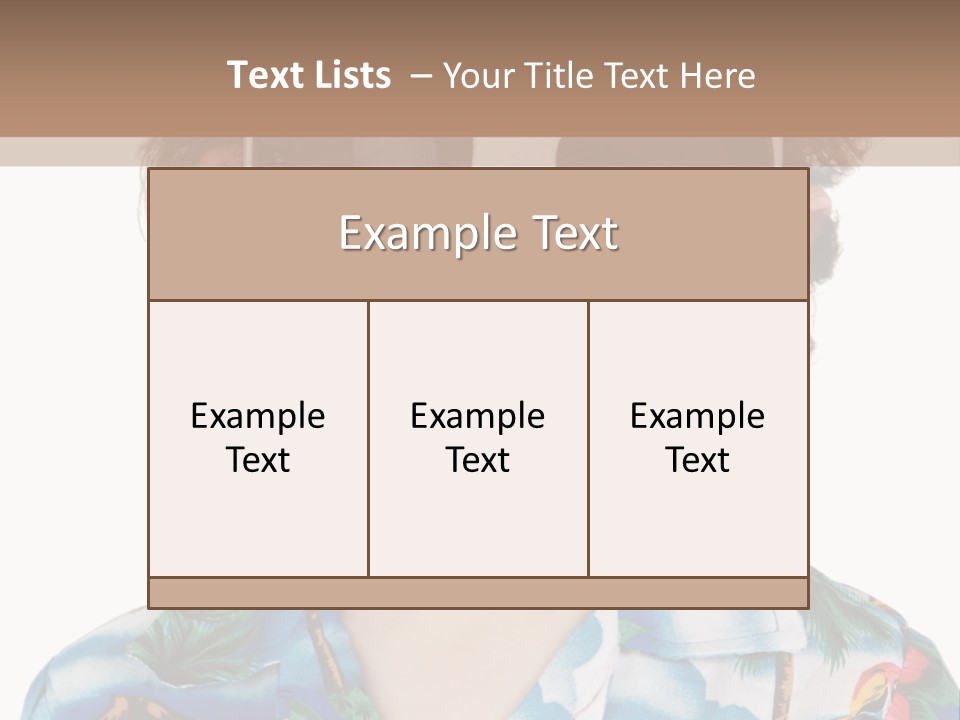 A Young Boy Wearing A Hat And Sunglasses PowerPoint Template