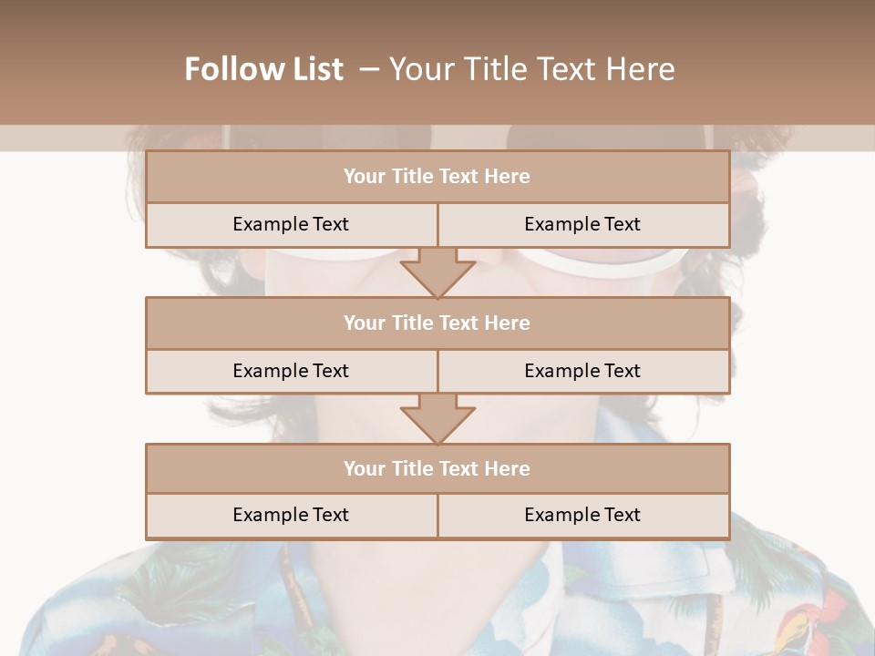 A Young Boy Wearing A Hat And Sunglasses PowerPoint Template