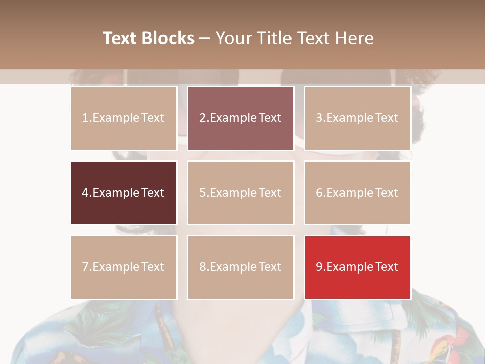 A Young Boy Wearing A Hat And Sunglasses PowerPoint Template