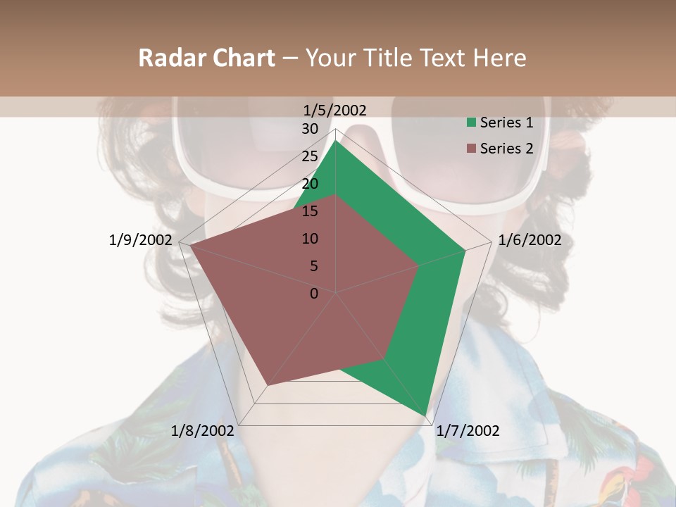 A Young Boy Wearing A Hat And Sunglasses PowerPoint Template