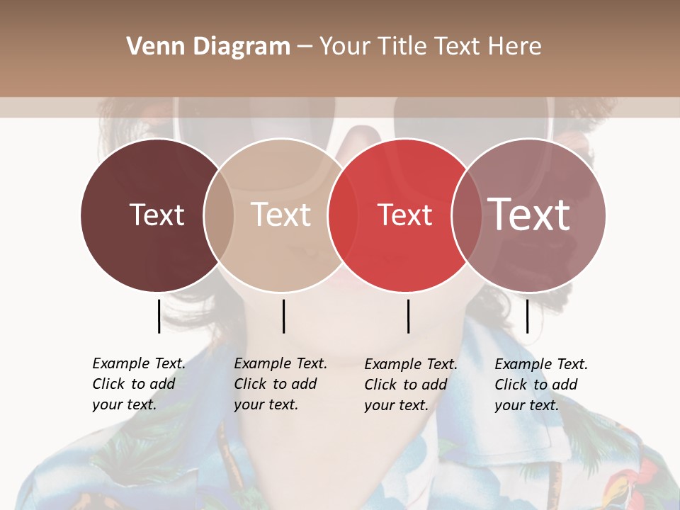 A Young Boy Wearing A Hat And Sunglasses PowerPoint Template