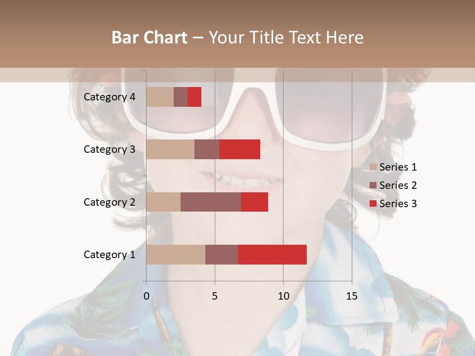 A Young Boy Wearing A Hat And Sunglasses PowerPoint Template