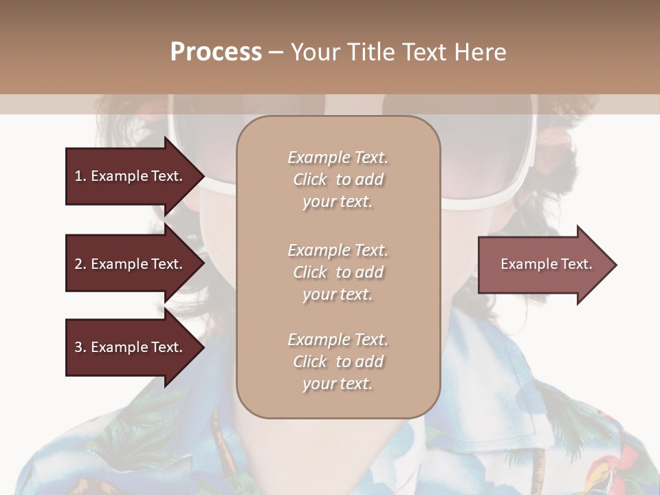 A Young Boy Wearing A Hat And Sunglasses PowerPoint Template