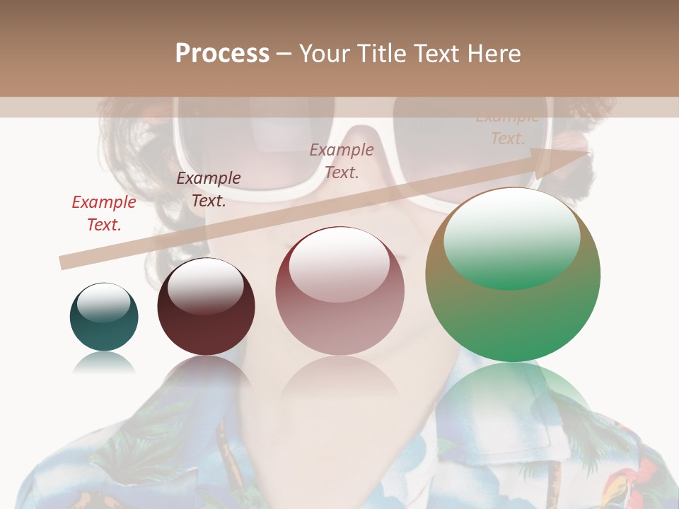 A Young Boy Wearing A Hat And Sunglasses PowerPoint Template