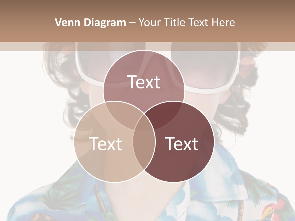 A Young Boy Wearing A Hat And Sunglasses PowerPoint Template