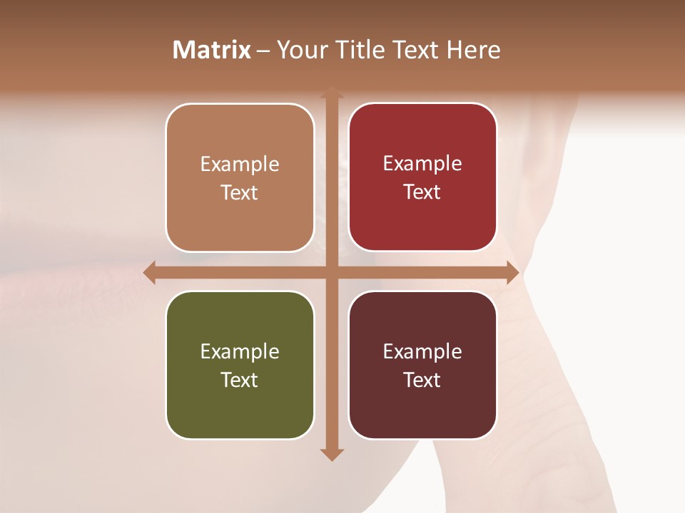 Woman Applies Moisturizer Onto Face PowerPoint Template