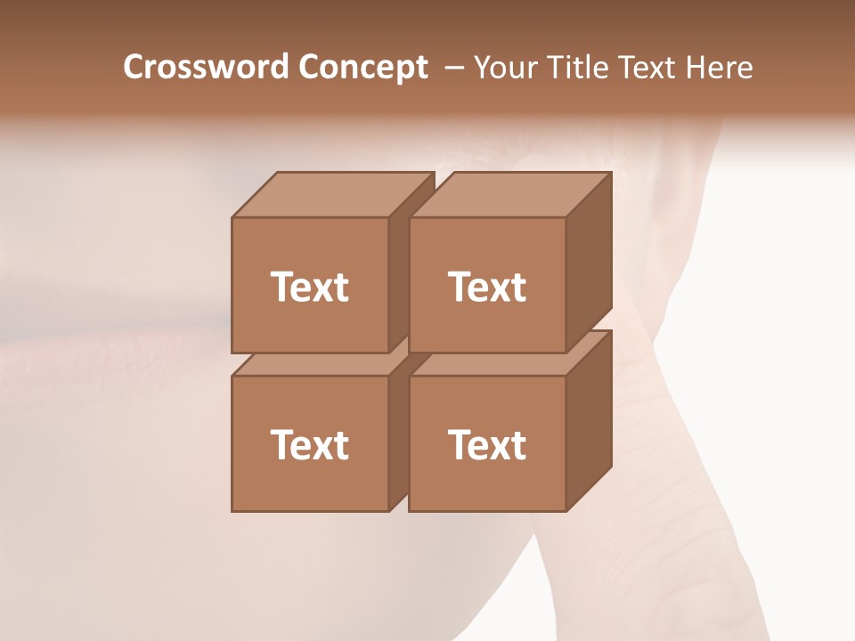 Woman Applies Moisturizer Onto Face PowerPoint Template