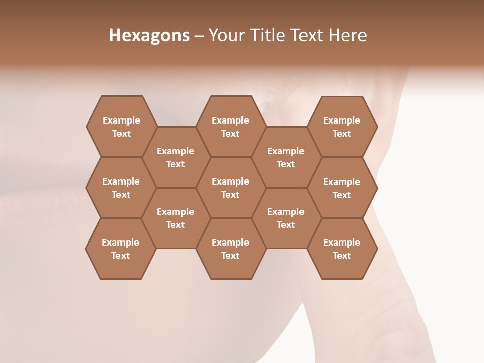 Woman Applies Moisturizer Onto Face PowerPoint Template