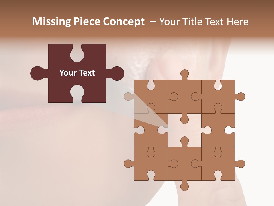 Woman Applies Moisturizer Onto Face PowerPoint Template