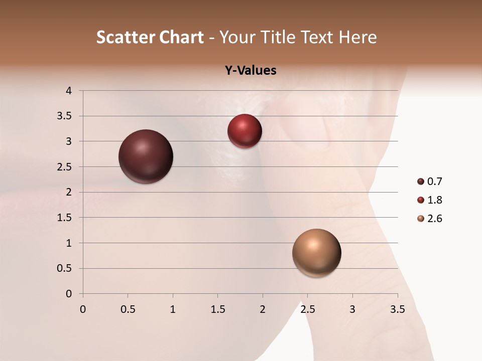 Woman Applies Moisturizer Onto Face PowerPoint Template