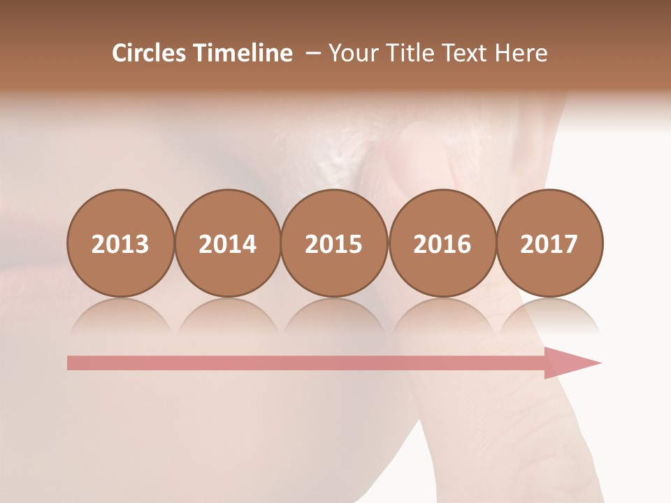 Woman Applies Moisturizer Onto Face PowerPoint Template