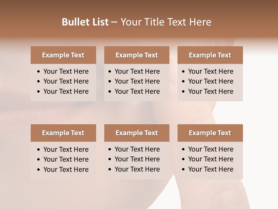 Woman Applies Moisturizer Onto Face PowerPoint Template