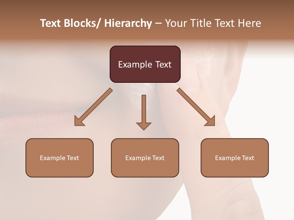 Woman Applies Moisturizer Onto Face PowerPoint Template