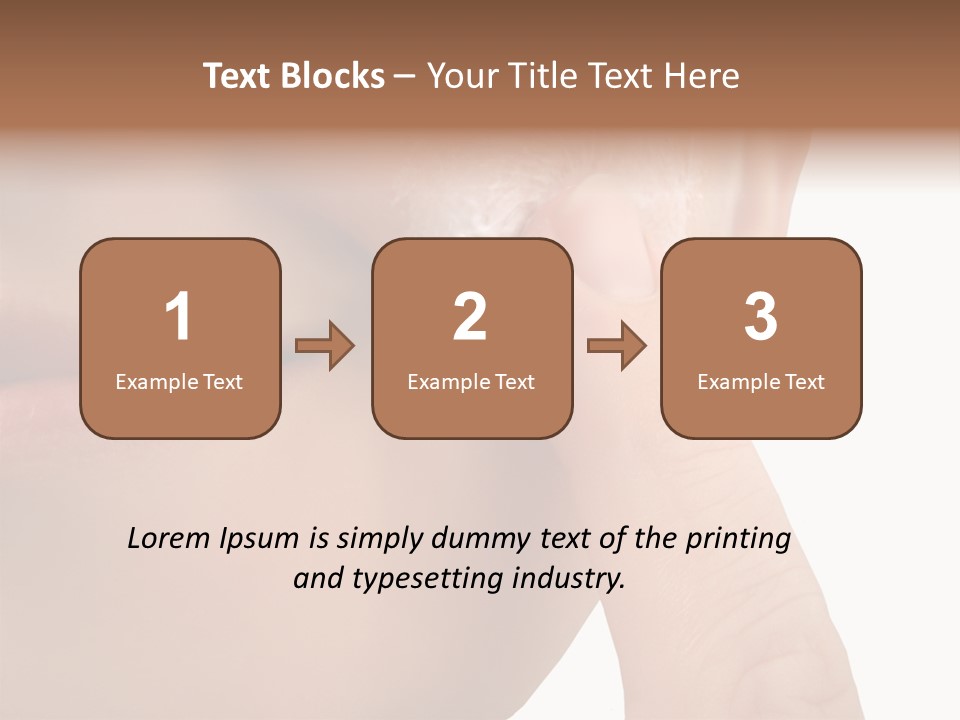 Woman Applies Moisturizer Onto Face PowerPoint Template