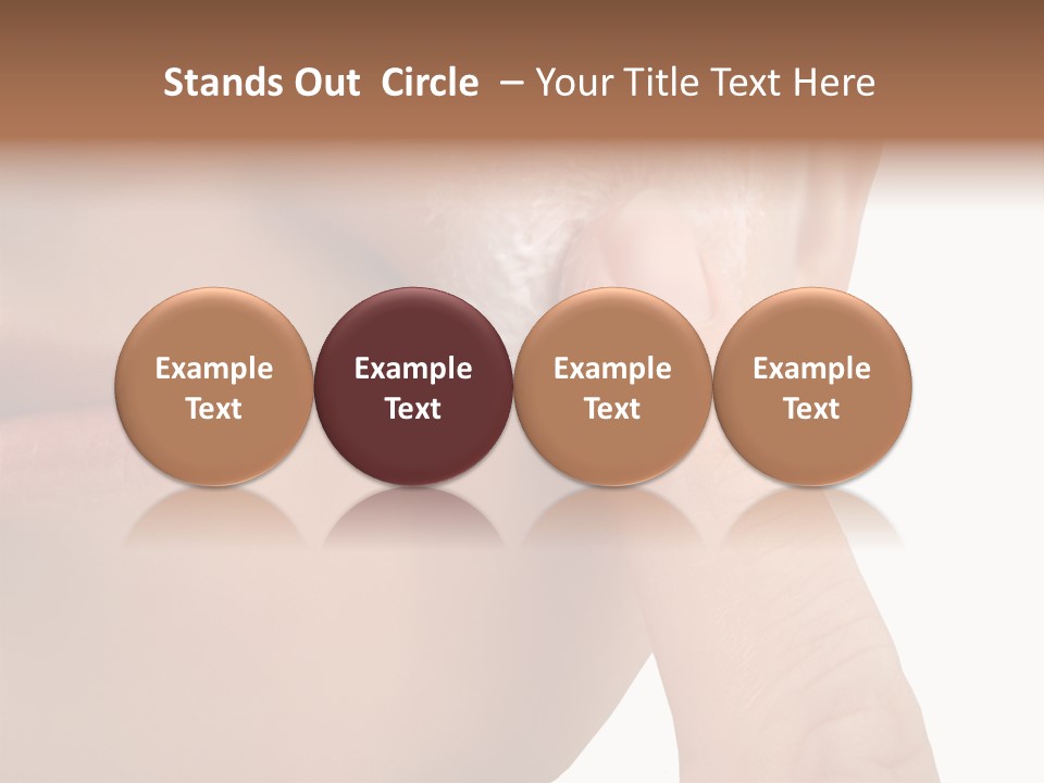 Woman Applies Moisturizer Onto Face PowerPoint Template