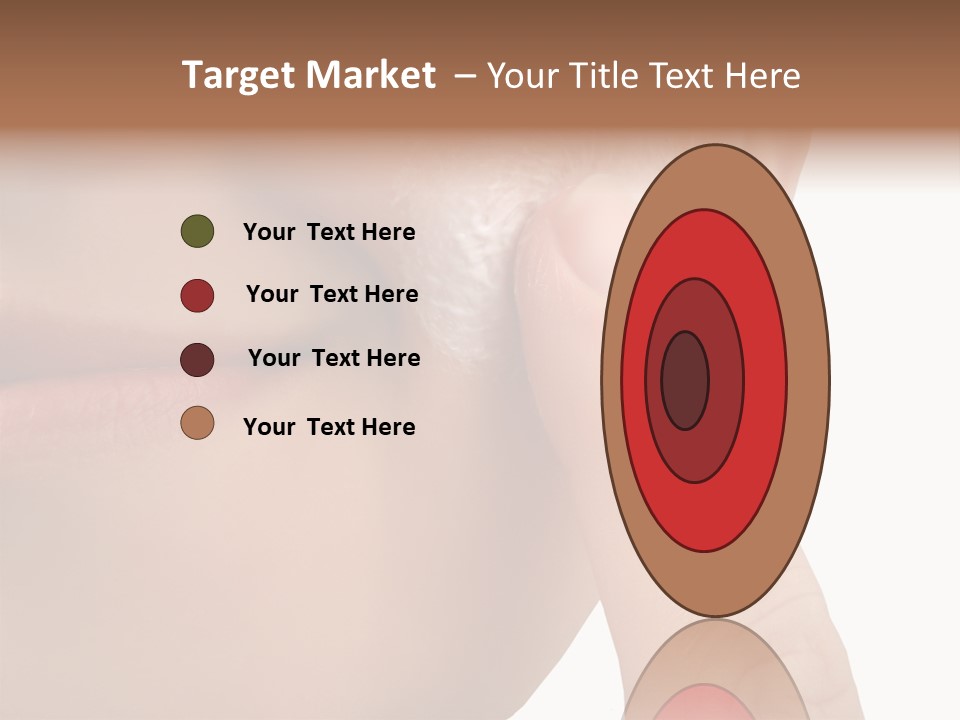 Woman Applies Moisturizer Onto Face PowerPoint Template