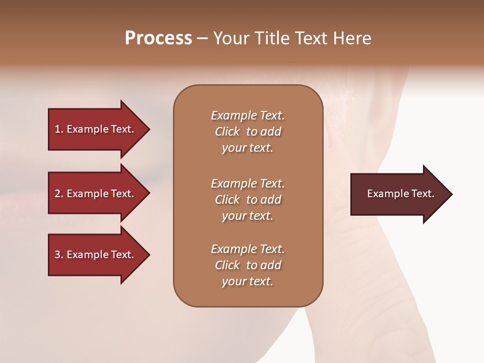 Woman Applies Moisturizer Onto Face PowerPoint Template