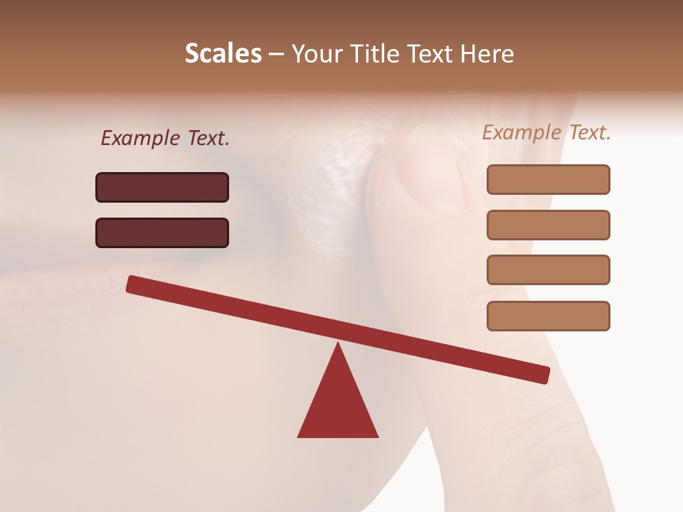 Woman Applies Moisturizer Onto Face PowerPoint Template