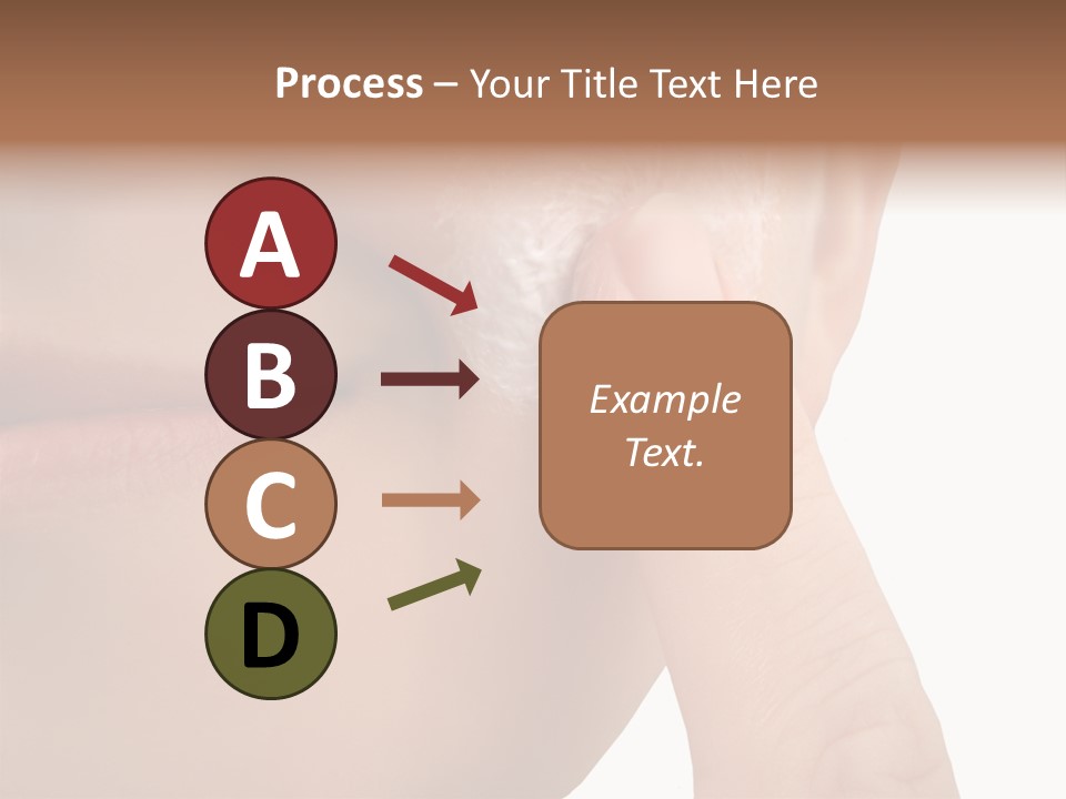 Woman Applies Moisturizer Onto Face PowerPoint Template