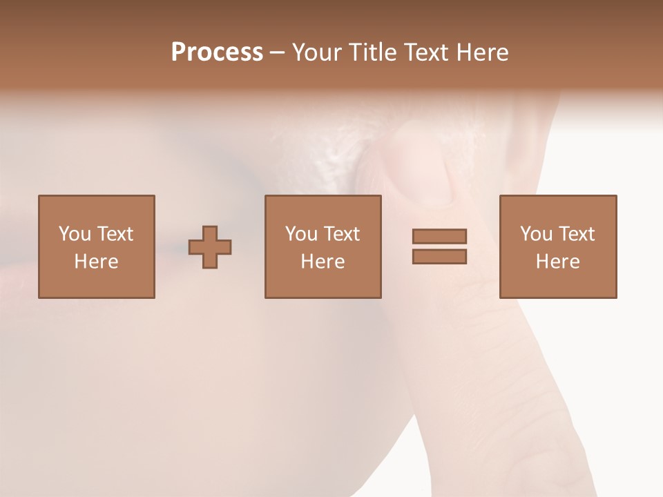 Woman Applies Moisturizer Onto Face PowerPoint Template