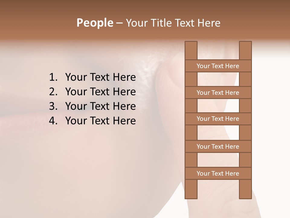 Woman Applies Moisturizer Onto Face PowerPoint Template