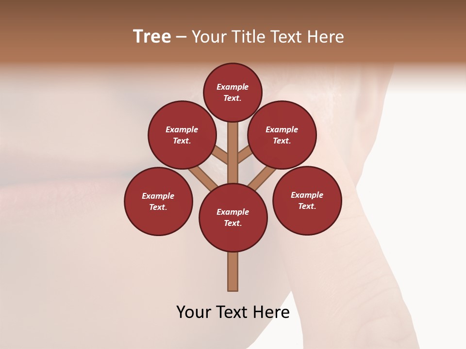 Woman Applies Moisturizer Onto Face PowerPoint Template