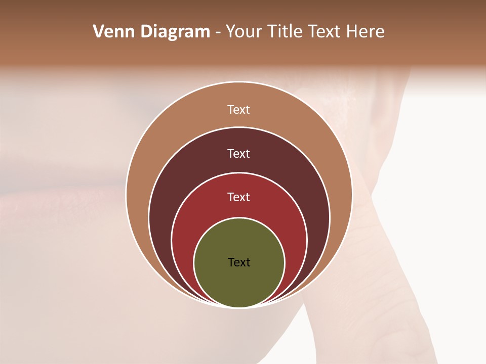 Woman Applies Moisturizer Onto Face PowerPoint Template