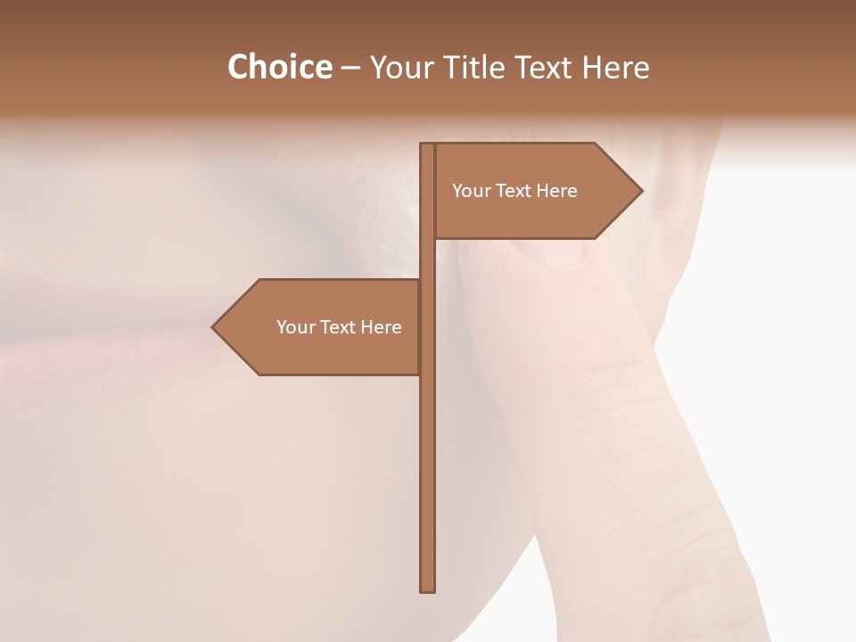 Woman Applies Moisturizer Onto Face PowerPoint Template