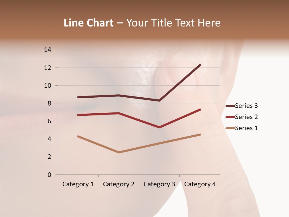 Woman Applies Moisturizer Onto Face PowerPoint Template