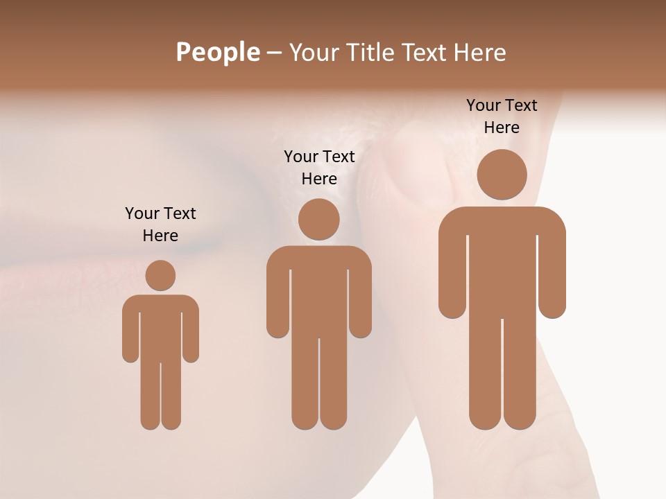 Woman Applies Moisturizer Onto Face PowerPoint Template