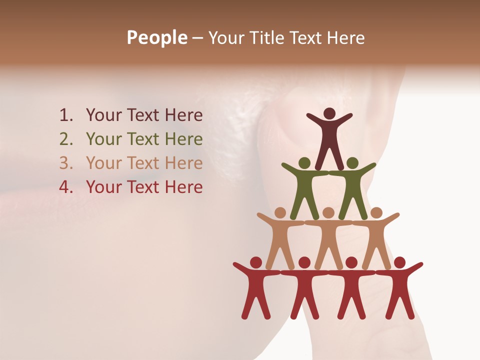 Woman Applies Moisturizer Onto Face PowerPoint Template