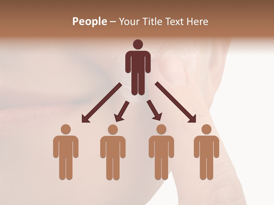 Woman Applies Moisturizer Onto Face PowerPoint Template